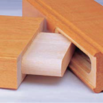 Cửa chớp gỗ với thanh cái và thanh ngang dùng cách ghép mộng cửa chớp gỗ ghép mộng